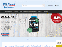 Tablet Screenshot of fitfood.com